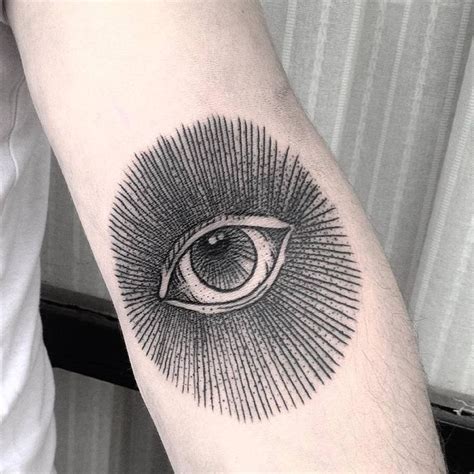 ‘eyes That See On The Inner Elbow By Fercha Pombo Tattoo Artist