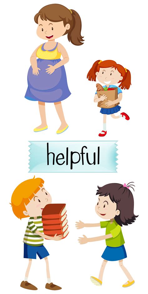 English Vocabulary Of Helpful 550074 Vector Art At Vecteezy