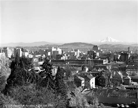 downtown portland 1960 vintage portland