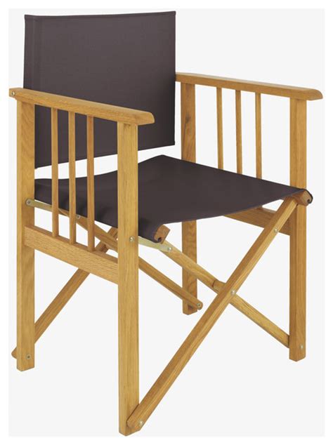 Check out our garden chairs selection for the very best in unique or custom, handmade pieces from our home & living shops. Africa Wood Charcoal directors chair - HabitatUK ...