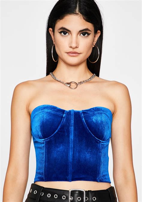 Pin By Melody On Blt Velvet Bustier Bustier Crop Top Bustier