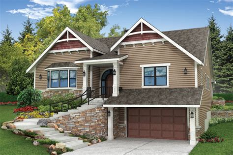 Craftsman house plans are a quintessential american design: Craftsman House Plans - Springvale 30-950 - Associated Designs