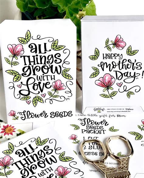 This Cute Printable Mothers Day Seed Packet Is The Perfect Little T