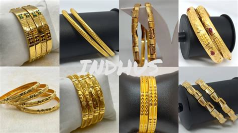 Latest Gold Bangles Designs With Weight And Size 2018 Gold Kangan