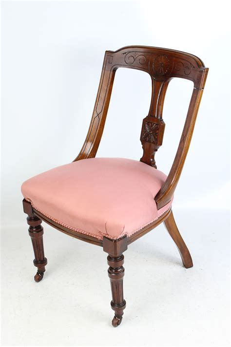 New standout pieces added daily. Pair of Antique Victorian Sling Back Chairs
