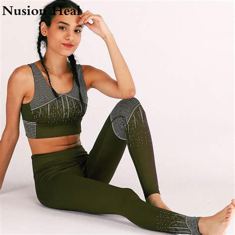 women yoga pants sports yoga bra tops workout sets sport suit bra wear for women sportswear
