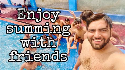 Summing Pool Fun With Friend Youtube