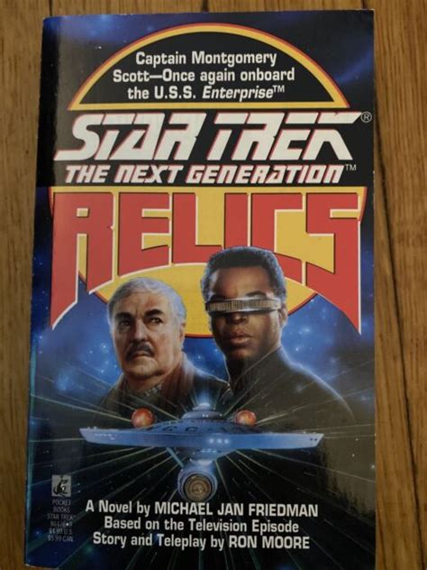 Star Trek Relics Book Next Generation 1992 Paperback Great