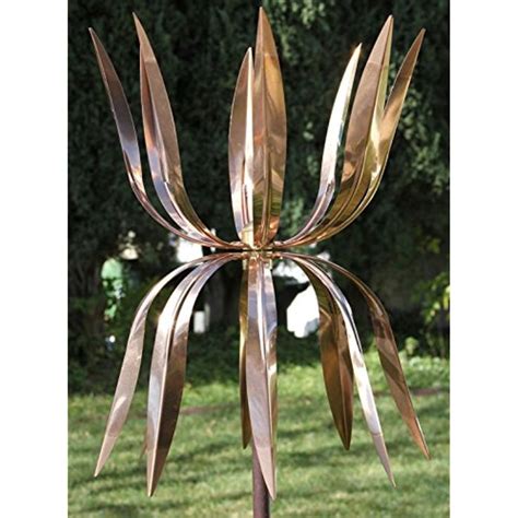Stanwood Wind Sculpture Kinetic Copper Dual Spinner Dancing Octopus