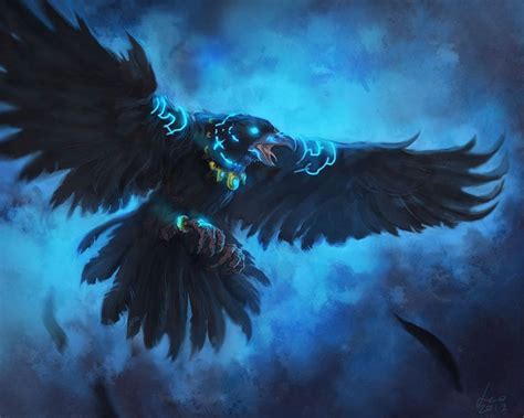Raven Familiar By Dleoblack On Deviantart Fantasy Creatures Art