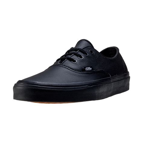 Vans Shoes Authentic Decon Leather Black Black Us Sizes School