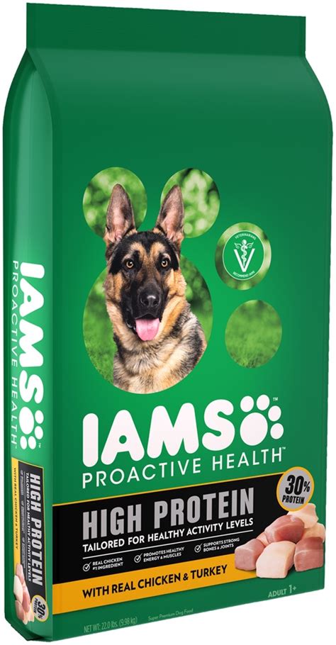 Iams Proactive Health Adult Dry Dog Food High Protein Recipe With Real