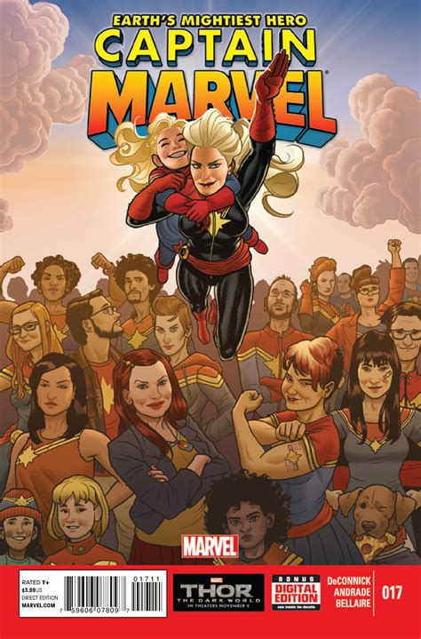 Until you earn 1000 points all your submissions need to be vetted by other comic vine users. Captain Marvel Vol 7 17 - Marvel Comics Database