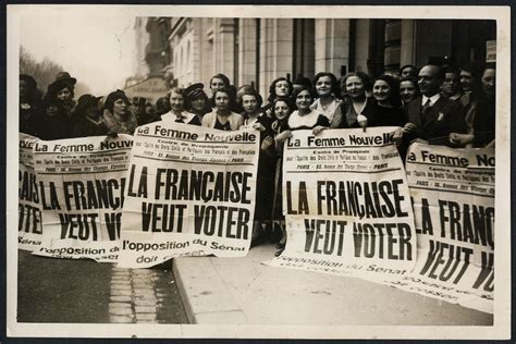 Le Avril Le Droit De Vote Des Femmes En France