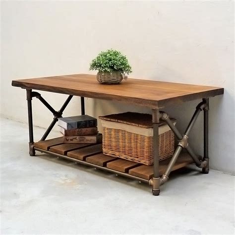 The house and the land (the monacelli p) by helen thompson, casey dunn, et al. Houston Industrial Chic Coffee Table