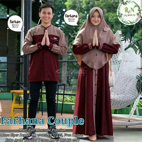 Jual baju couple muslim couple batik muslim couple kebaya. Jual baju muslim couple - couple family - gamis couple ...