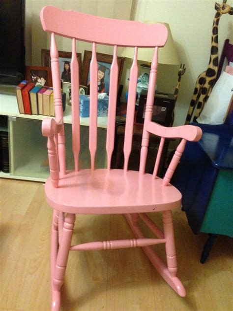 Pink Rocking Chair For Nursery Or Just For Fun 201403 Nursery Chair
