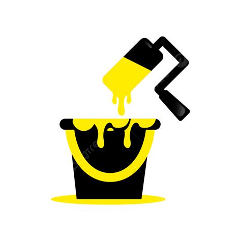 Paint Roller Brush Clipart Png Images Yellow Paint And Roller Paint