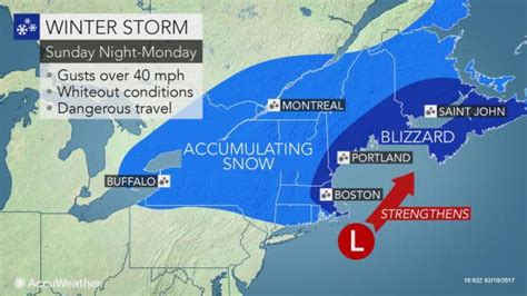 Winter Storms To Deliver One Two Punch Across Northeastern Us Into