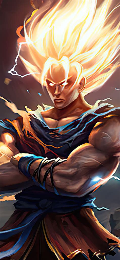 Looking for the best wallpapers? 1242x2688 Goku New Dragon Ball Z Art Iphone XS MAX ...