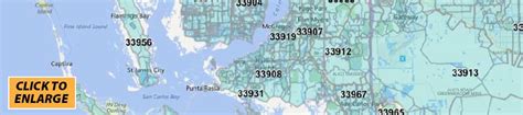 Lee County Zip Code Map Florida County Maps Florida Mailing Lists