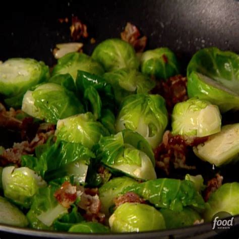 Kimchi and pancetta makes it extra flavorful and different. Food Network | Food network recipes, Brussel sprouts with pancetta, Brussel sprouts