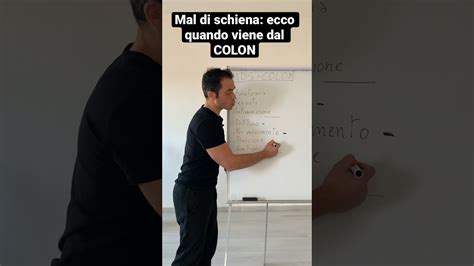 Mal Di Schiena Ecco Quando Viene Dal Colon Irritato YouTube