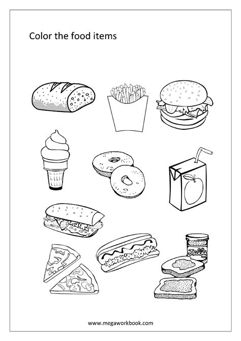 Fruit Coloring Pages Vegetable Coloring Pages Food Coloring Pages