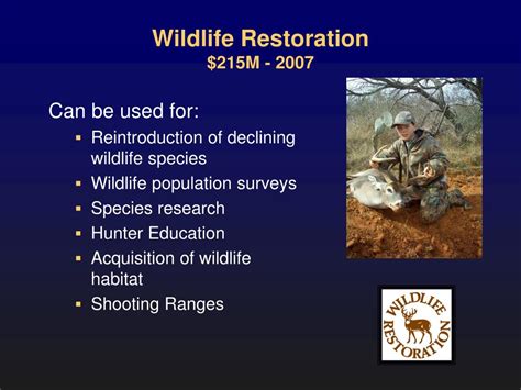 Ppt Wildlife And Sport Fish Restoration Program Powerpoint Presentation