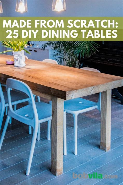 25 Diy Dining Tables Bob Vila