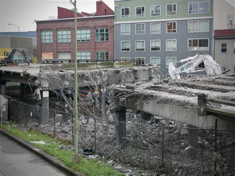 Viaduct Demolition One Days Progress Rseattle