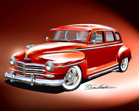 1947 1960 Fullsize Plymouth Art Prints By Danny Whitfield