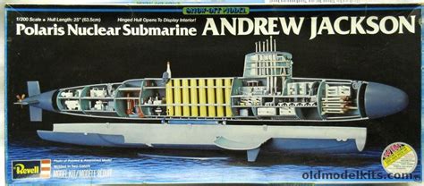 Revell 1200 Uss Andrew Jackson Ssbm619 Polaris Submarine Show Off