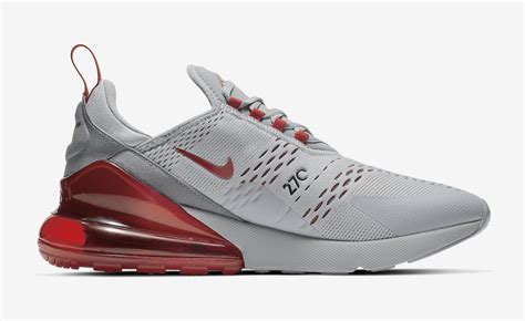 Nike Air Max 270 Wolf Grey University Red Ah8050 018 Release Date Sbd