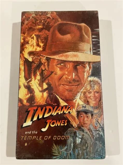 INDIANA JONES AND The Temple Of Doom VHS Paramount Watermarks New Sealed PicClick