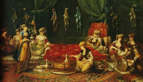 Ottoman Harem Topkapi Palace Tablolar Mitoloji Sanat