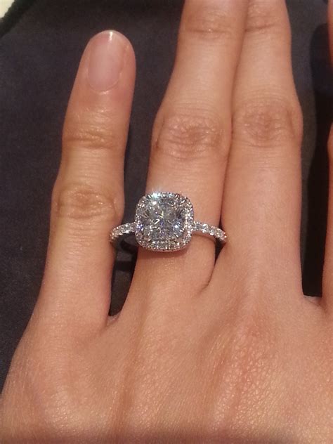 Cushion Cut Diamond Engagement Ring 249 Ctw Gia Certified W Platinum