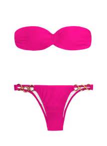Two Piece Swimwear Pink Bandeau 2 Piece Bikini Pink Torcido Trio