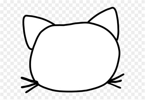 Cat Cartoon Cat Face Outline Free Transparent Png Clipart Images