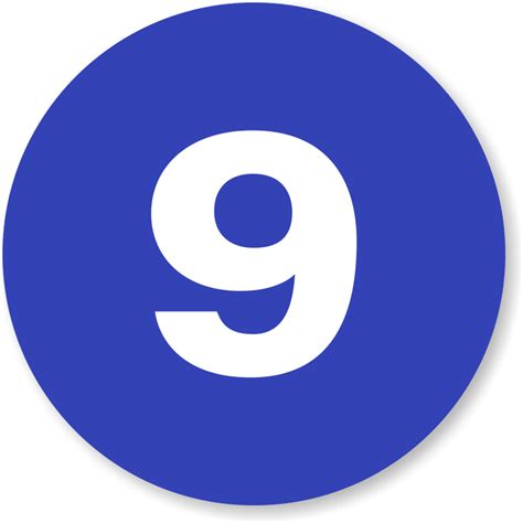 Number 9 Symbol