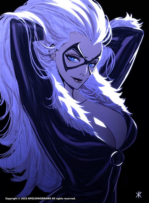Felicia Hardy And Black Cat Marvel And More Drawn By Apoloniodraws Danbooru