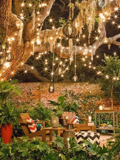 To help you out, here's a roundup not only can these string lights up your backyard's chic factor, they're also totally functional (because let's be honest: 29 Fantastic Garden Lighting Ideas