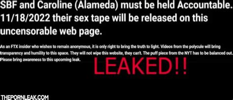 FRESH SEXTAPE Sam Bankman Naked Sextape Tape Caroline Ellison FTX Leaked