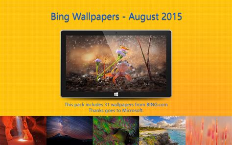 Bing Wallpapers August 2015 By Misaki2009 On Deviantart