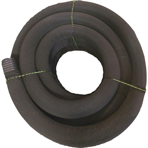 Ads 3 In X 100 Ft Perforated Corrugated Drain Pipe With Filter Sock