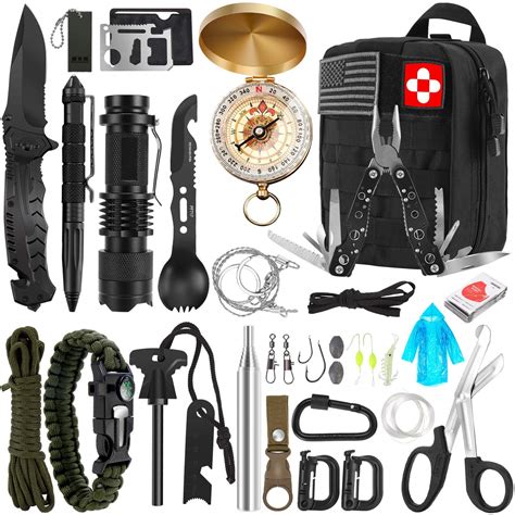 Survival Kit 32 In 1 Professional Emergency Survival Gear Equipment