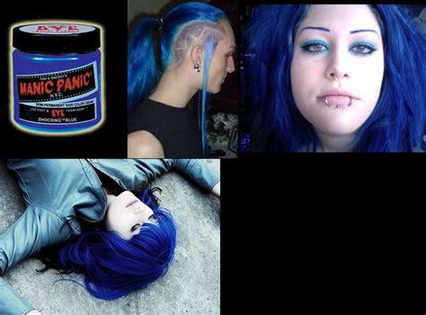 Manic Panic Cream Dye Shocking Blue Sku Hcr11028 Price ￥2 100 Hair Color For Black Hair