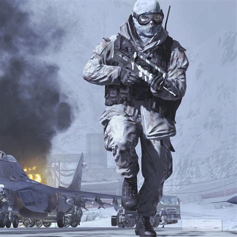 2048x2048 Call Of Duty Modern Warfare 2 Soldiers In Snow Ipad Air