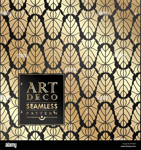 Art Deco Seamless Vintage Wallpaper Pattern Stock Vector Image And Art