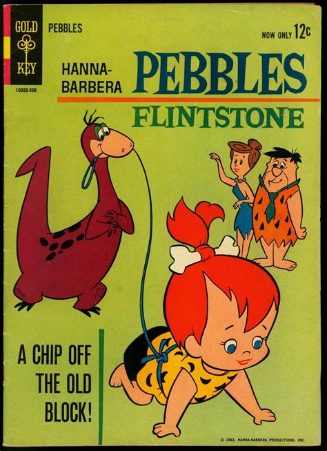 Pebbles Flintstones 1 1963 Hanna Barbera Gold Key Fn Comic Books